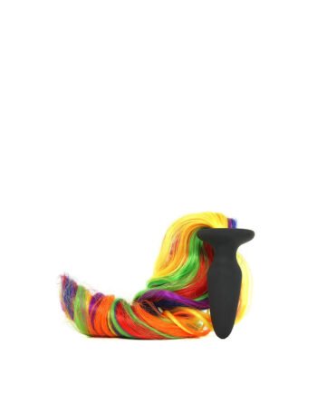 Unicorn Tails Rainbow Butt Plug